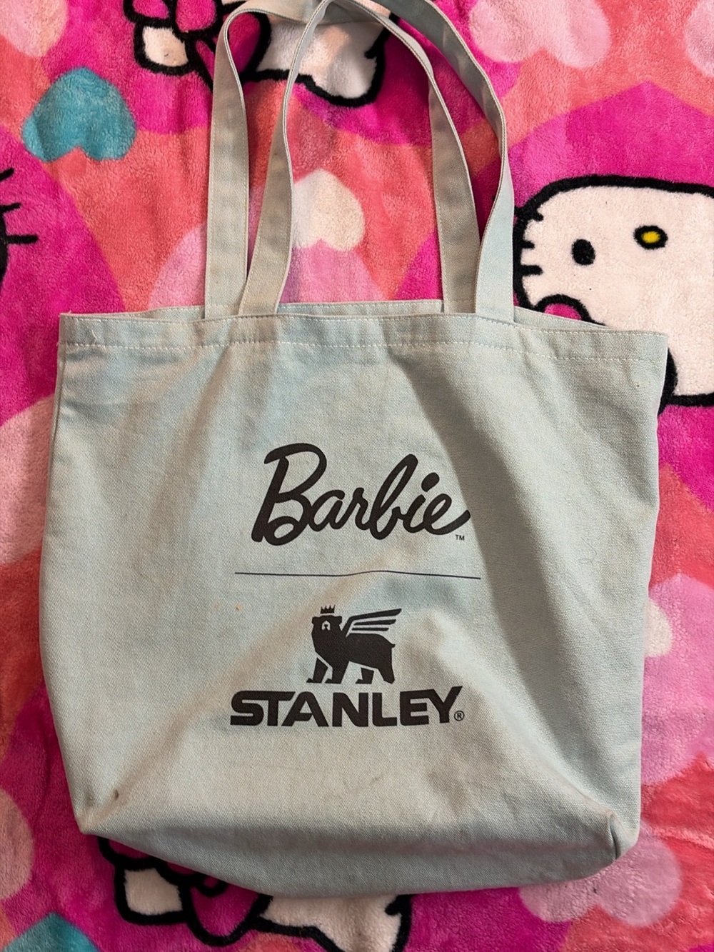 Stanley Barbie Light Blue Canvas Tote
